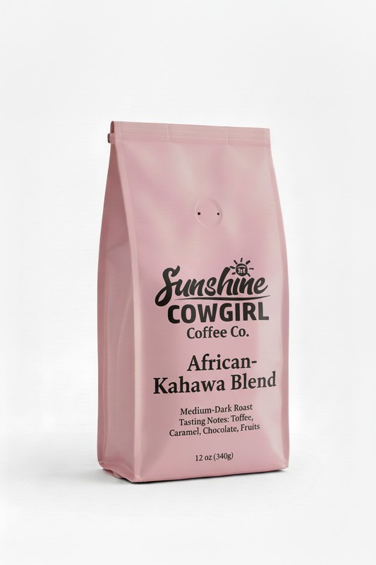 African Kahawa Blend Pink Coffee Bag