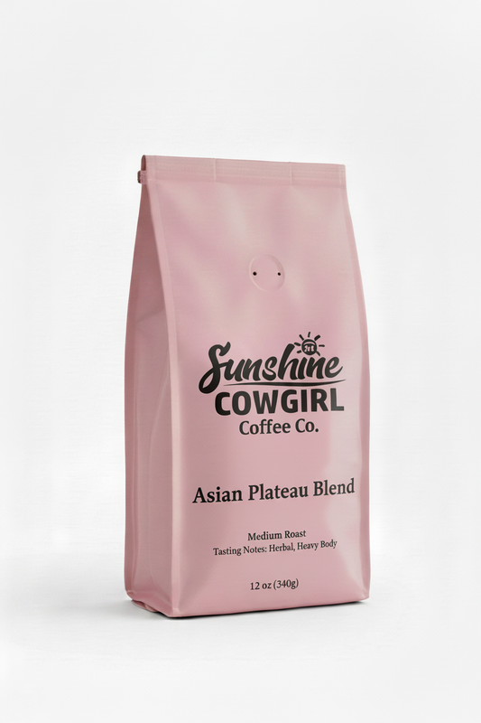 Asian Plateau Blend Pink Coffee Bag