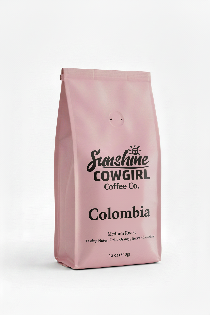 Colombia Pink Coffee Bag