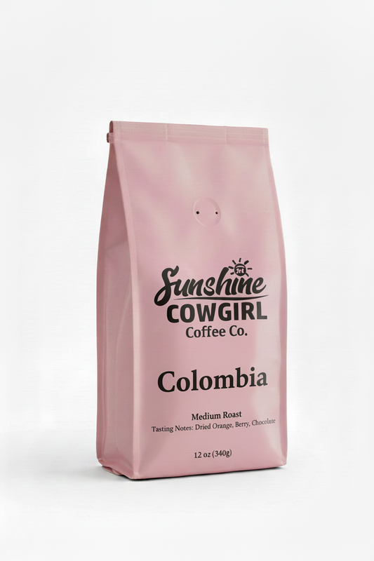 Colombia Pink Coffee Bag