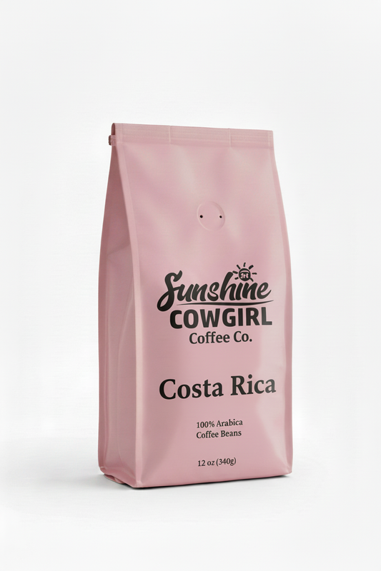 Costa Rica Coffee Pink Bag
