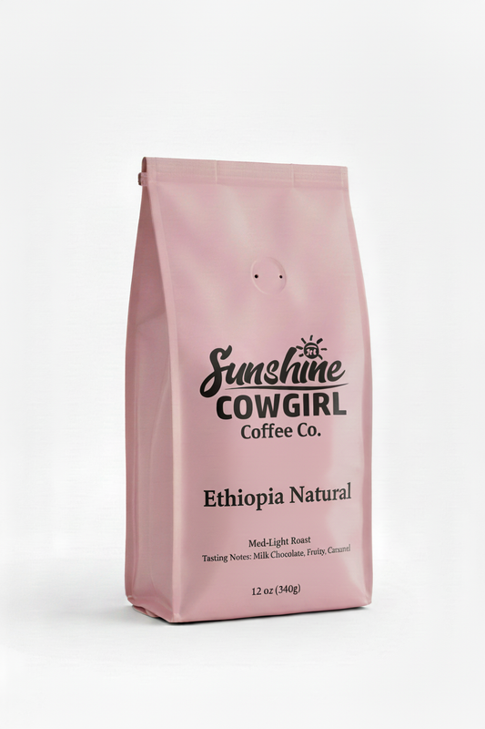 Ethiopia Natural Pink Coffee Bag
