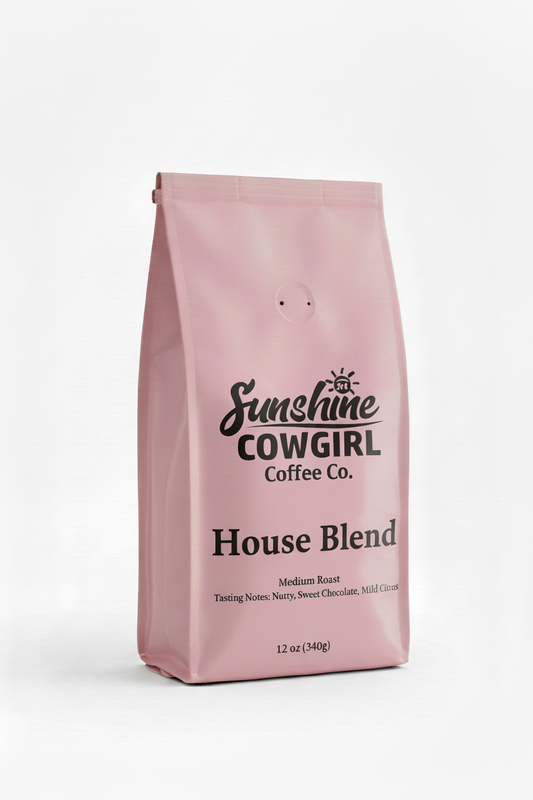 House Blend Pink Coffee Bag