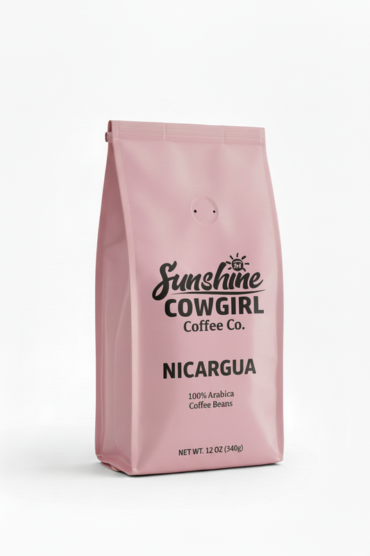 Nicaragua Coffee Pink Bag