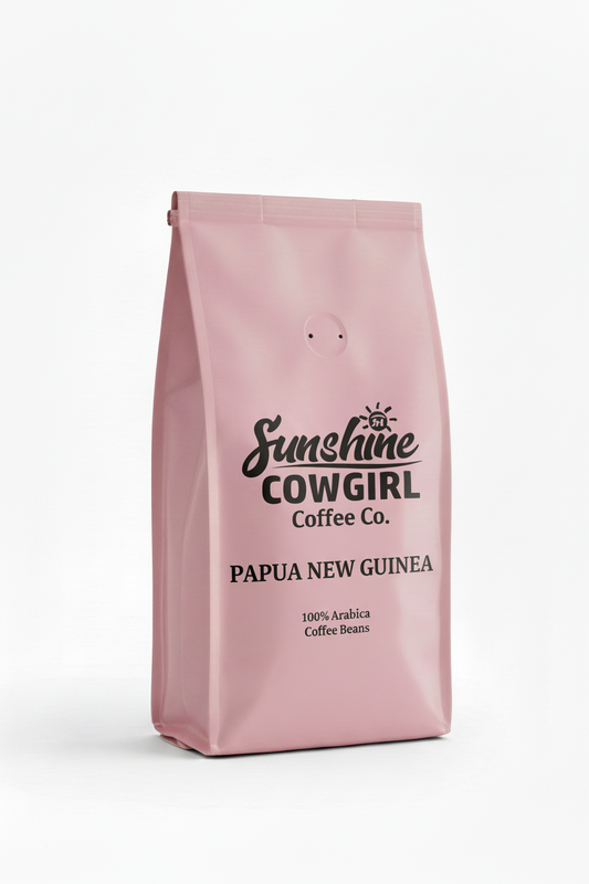 Papua New Guinea Coffee Pink Bag