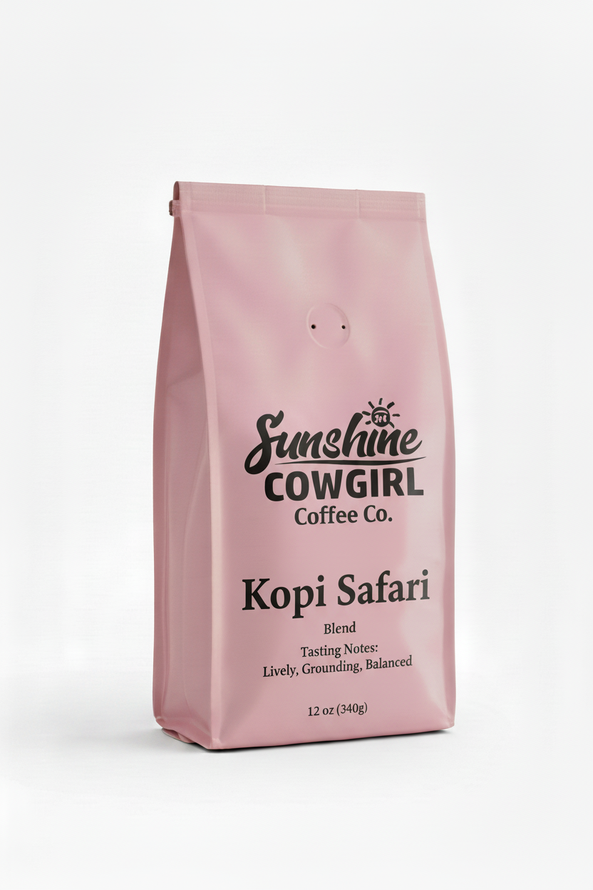 Kopi Safari Pink Coffee Bag