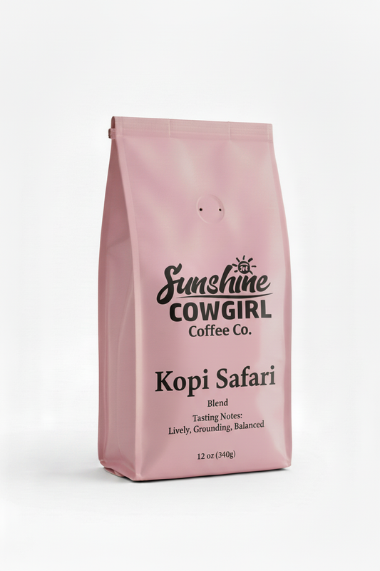 Kopi Safari Pink Coffee Bag
